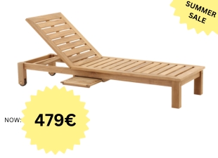 Lydia Sunbed CORE TEAK